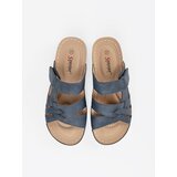 SEASTAR Blue women's flip-flops with a decorative flower | shoptok.hr