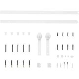 vidaXL klizna vrata Set od 2 Bijela MDF 86 x 198.5 cm Klizni dijelovi | shoptok.hr
