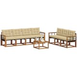  Set vanjskih sofa 8 kom. Prirodna i bež | shoptok.hr