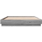  Okvir za krevet boja hrasta 150x200 cm od konstruiranog drva | shoptok.hr