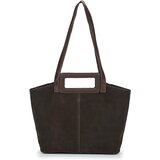 Pieces Torbice za na ramo PCADELINE SUEDE SHOPPER Kostanjeva Cene
