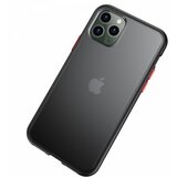 Nillkin silikonski ovitek s trdim zadnjim delom za samsung galaxy A41 A415 - črn | Shoptok.si