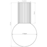 Sollux Stropna svetilka HALO bordo IP44, (5000352266) | Shoptok.si