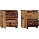  Noćni ormarići 2 kom boja drva 30x30x40 cm konstruirano drvo | shoptok.hr