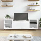 TV omarica bela 160x35x55 cm inženirski les, (20914377) | Shoptok.si