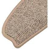  Prostirke za stepenice 15 kom 65x21x4 cm Smeđe poluokrugle velike | Eponuda.ba