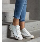 Gemre Green Shiny High Top Sneakers Jadwa | Shoptok.si