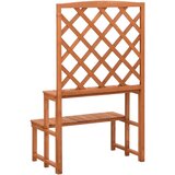  Stalak za biljke s rešetkom 70 x 42 x 115 cm masivna jelovina | shoptok.hr