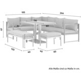 Mömax Lounge Garnitura Walter, Siva, 4-Delno | Shoptok.si