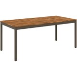 vidaXL Stol za večeru u vrtu Prirodna i kava 147 x 88 5 x 75 cm - Prirodno kava 147 x 88 5 x 75 cm | shoptok.hr