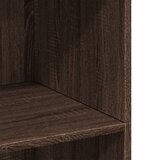  Visoka komoda smeđe boje hrasta 70x41x124 cm konstruirano drvo | Eponuda.com