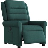 Maison Chic Električni naslanjač - Relax naslanjač temno zeleno blago, (22061645) | Shoptok.si