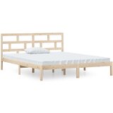 The Living Store Posteljni okvir 120x190 cm trden les - Posteljni Okvir, (21529133) | Shoptok.si