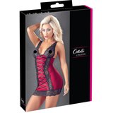 Cottelli - Ekskluzivna čipkasta in čipkasta obleka (rdeča in črna) - M | Shoptok.si