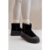 Big Star Warm Suede Snow Boots on Platform | Shoptok.si