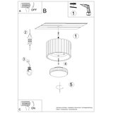  Brilagi - LED ugradna svetiljka SFERA 1xGX53/30W/230V Ø 10 cm crvena | Eponuda.com