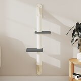 vidaXL Zidna penjalica za mačke i stup za grebanje tamnosiva 108 cm | shoptok.hr
