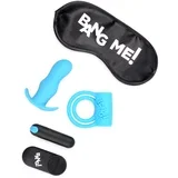 Duo Blast Kit C-Ring, Butt Plug, Bullet & Blindfold Blue