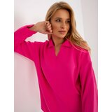 RUE PARIS Sweater-LC-SW-2261.00P-fluo pink | Shoptok.si