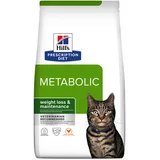 Prescription Diet suha mačja hrana 2 x 3 kg po posebni ceni! - Metabolic Weight Management s piščancem (2 x 3 kg)