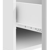  Kava Stol s ladicama Bijela 49 x 50 x 40 cm Konstruirano drvo | shoptok.hr