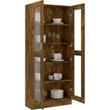  Vitrina boja dimljenog hrasta 82,5 x 30,5 x 185 cm drvena | Eponuda.ba
