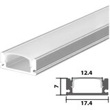  Set aluminijumski profil za LED trake 2m 17.4x7 LPR-509/2-SET | Eponuda.com