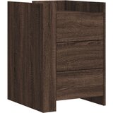  Noćni ormarić smeđa boja hrasta 45x50x65 cm konstruirano drvo | shoptok.hr