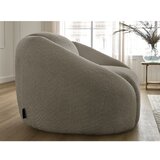 Bobochic Paris Siv/rjav fotelj iz tkanine bouclé Tina – | Shoptok.si