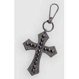 Pearly Cross Bag Bag Charm black