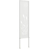  Privatnost u vrtu Bijelo 32 x 140 cm Hladno valjana čelična | shoptok.hr