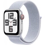 Apple watch se gps + cellular 40mm silver aluminium case with blue cloud sport loop" | shoptok.hr