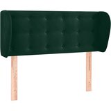  Uzglavlje s ušima tamnozeleno 93x23x78/88 cm baršunasto | shoptok.hr