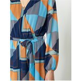 Koton Women's Navy Blue Patterned Dress | Shoptok.si