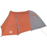 Šator za 6 osoba sivo-narančasti 466 x 342 x 200 cm taft 185T | shoptok.hr