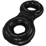Bathmate Vibe Ring Eight - punjivi, vibrirajući prsten za penis (crni) | shoptok.hr