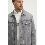 PepeJeans Jeans jakna RELAXED JACKET moška, siva barva, PM402972UI3