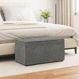  Stolica Tamno siva 81 x 41 x 40 cm Svileni i Fino Radeći Drvo | shoptok.hr