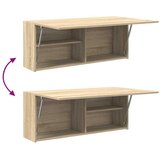  Kupaonski zidni ormarić sonoma hrast 100x25x40 cm izrađeno drvo | shoptok.hr