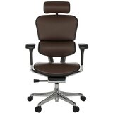 MID.YOU Pisarniški Stol Ergohuman, Temno Rjava | Shoptok.si