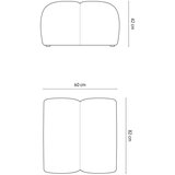 Micadoni Home Crni baršunast tabure Diana – | shoptok.hr