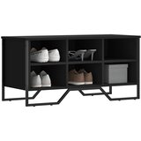 Ormarić za cipele crni 90 x 38 x 45,5 cm od konstruiranog drva | shoptok.hr