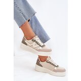 Boto Women's Platform Sneakers Leopard Beige Kelsia | shoptok.hr