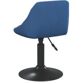 vidaXL Barski stolček moder žamet | Shoptok.si