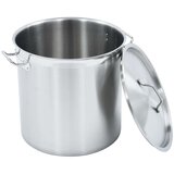 vidaXL kuhinjski lonac 50 L 40 x 40 cm od nehrđajućeg čelika | shoptok.hr