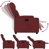  Naslanjač vinsko rdeče umetno usnje | Shoptok.si