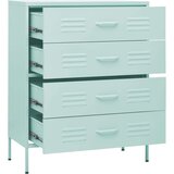vidaXL Ladičar boja mente 80 x 35 x 101,5 cm čelični | shoptok.hr