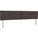 Box Postelja z vzmetnico z vzmetnico Temno rjava 200 x 200 cm blago, (5000128318) | Shoptok.si