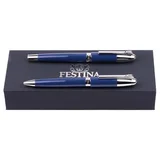 Set Hemijska olovka FSN1962L + Naliv pero FSN1964L, Teget