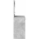  Toaletni stol s ladicama Betonski sivi 78,5 x 41 x 135 cm | shoptok.hr